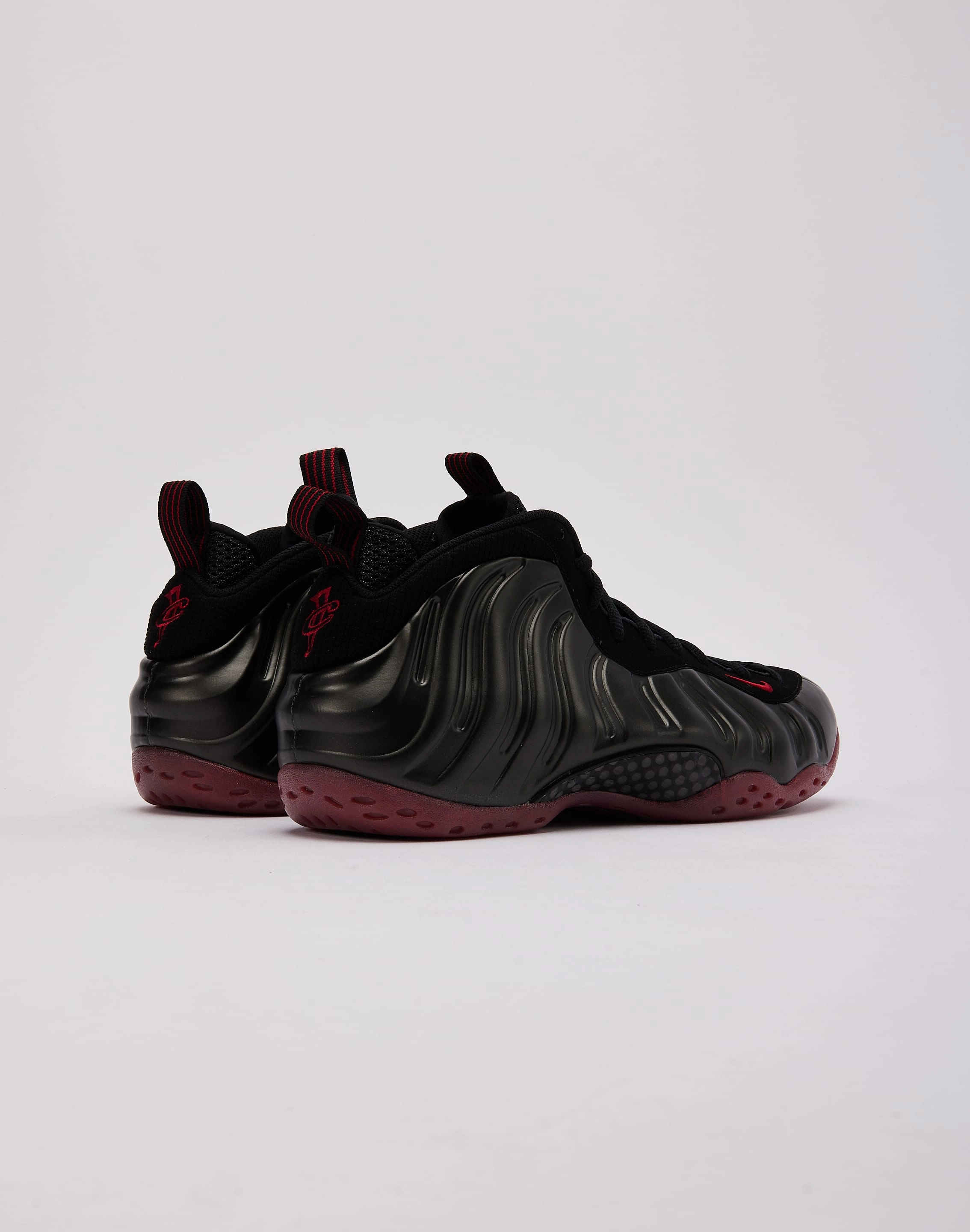 Multidirectional Traction Grip Court Fast Nike Air Foamposite One 'Black and Varsity Red'