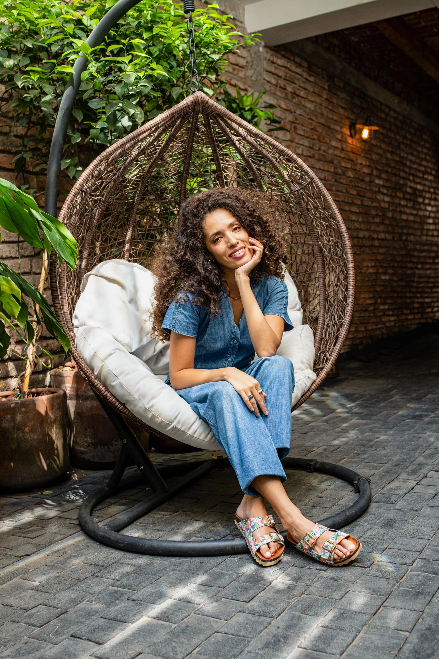 Abacaxi Buckle Sandal Casual Comfort Sunset Hour