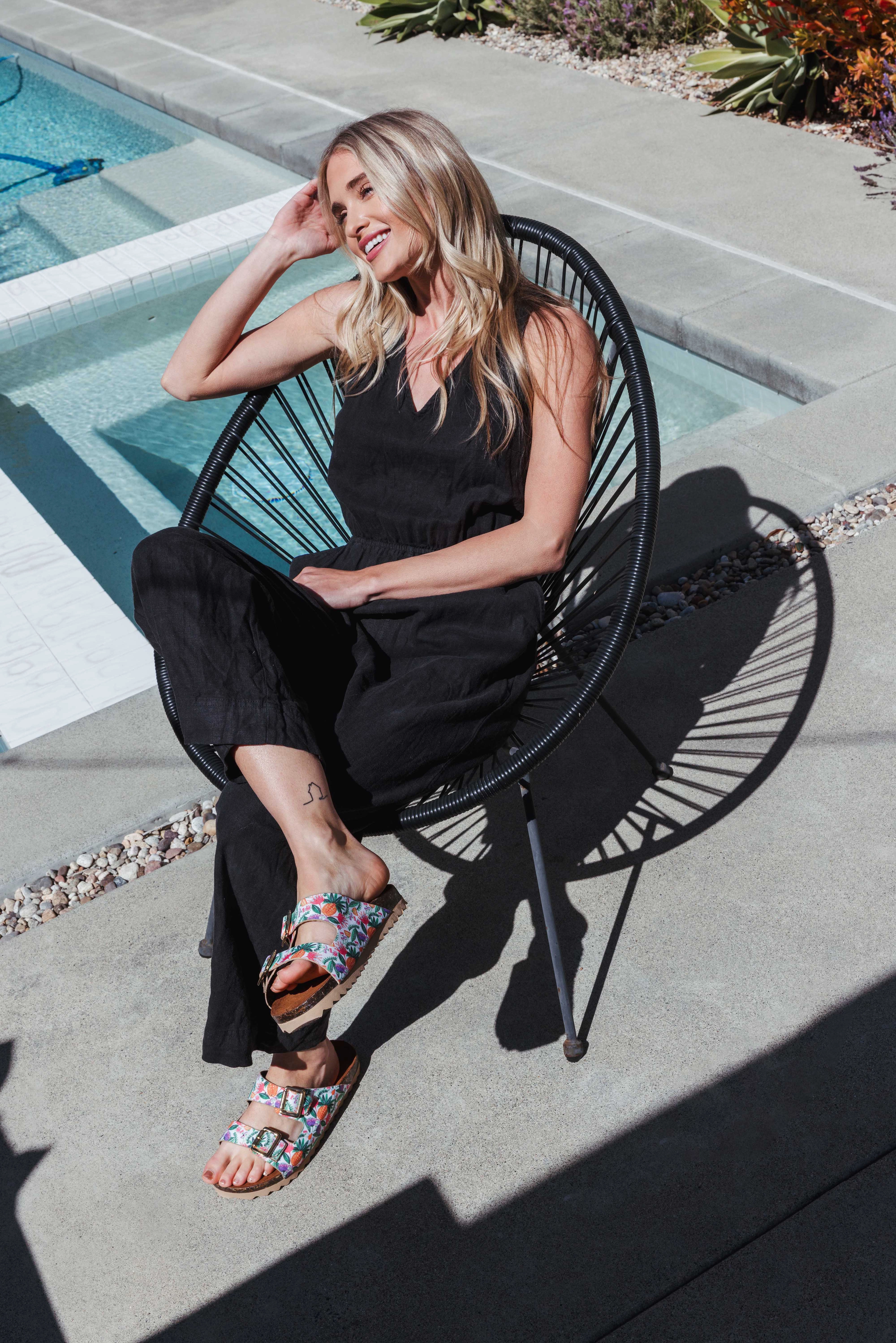 slim fit Abacaxi Buckle Sandal