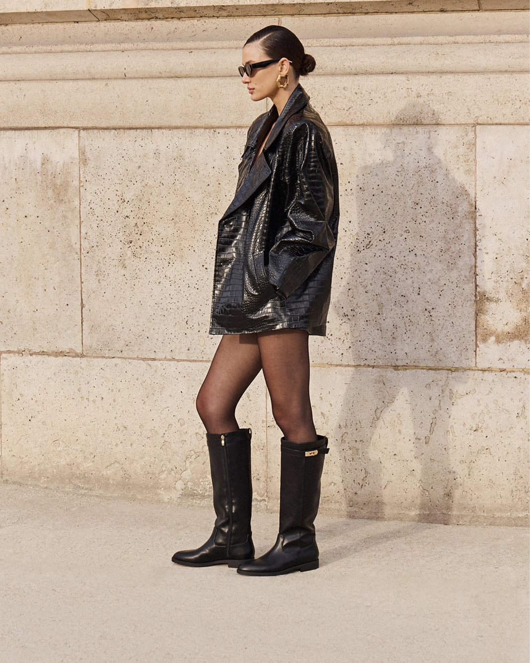 Side zipper NOEMI - BLACK