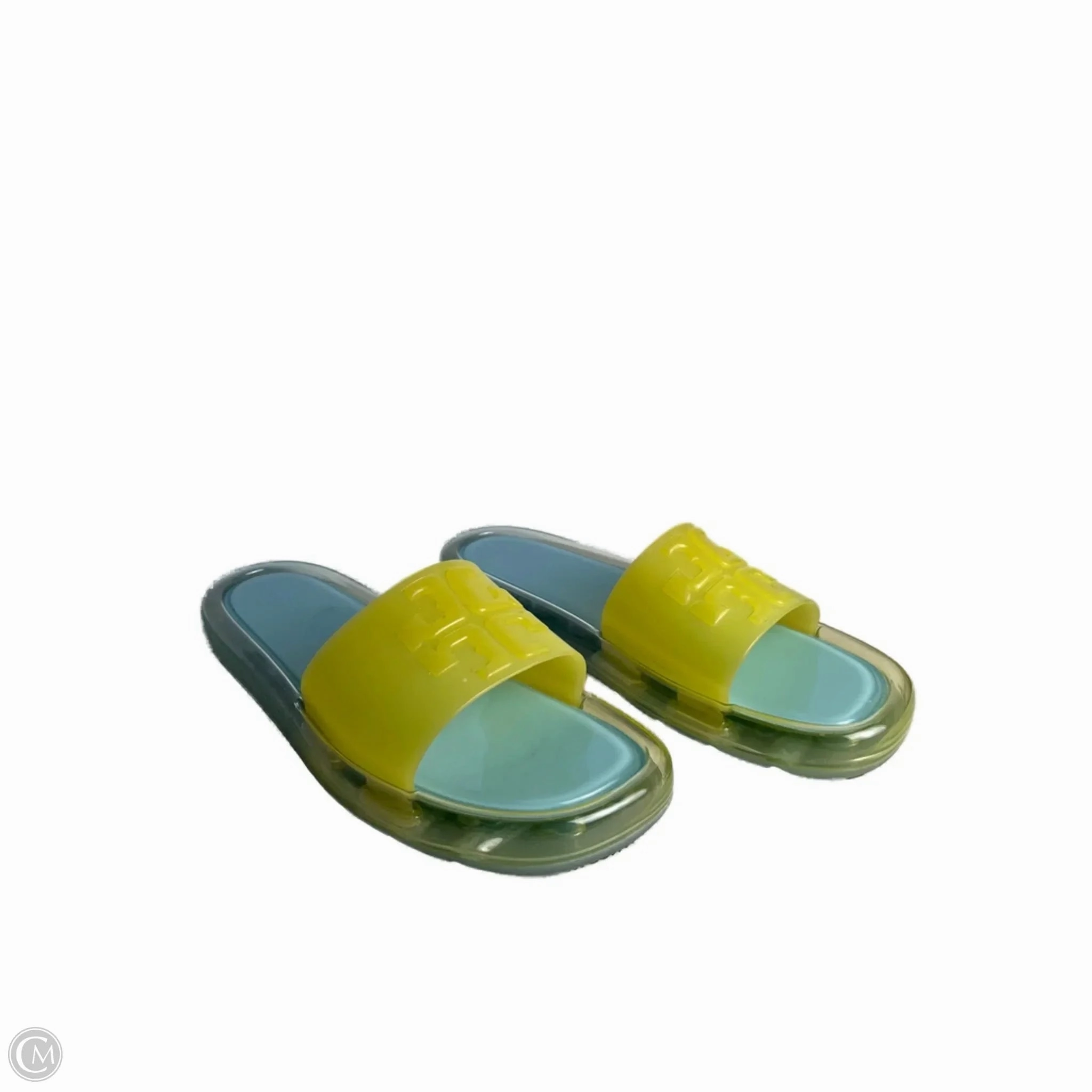 Sandals Designer By Tory Burch In Yellow, Size: 11 Multi Density Foam