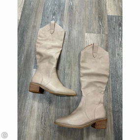 Boots Knee Flats By Oasis Society In Beige, Size: 6 foldable