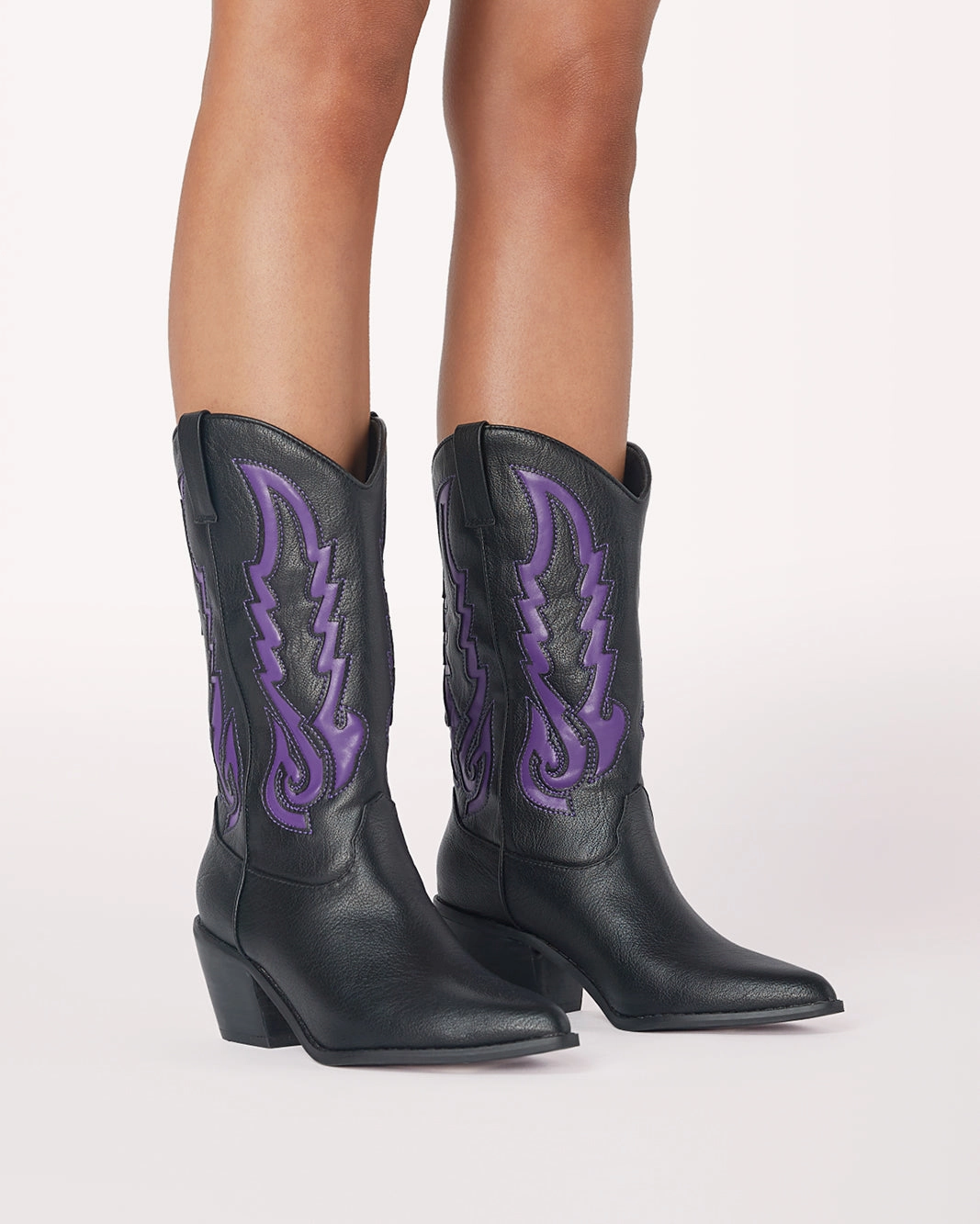 Shock Absorbing Daily Walks NORVA - BLACK-VIOLET