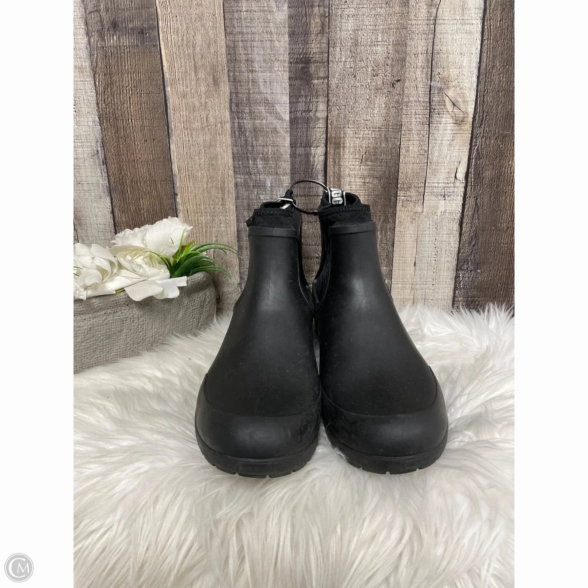 Boots Designer By Ugg In Black, Size: 10 Global Fit Style Base