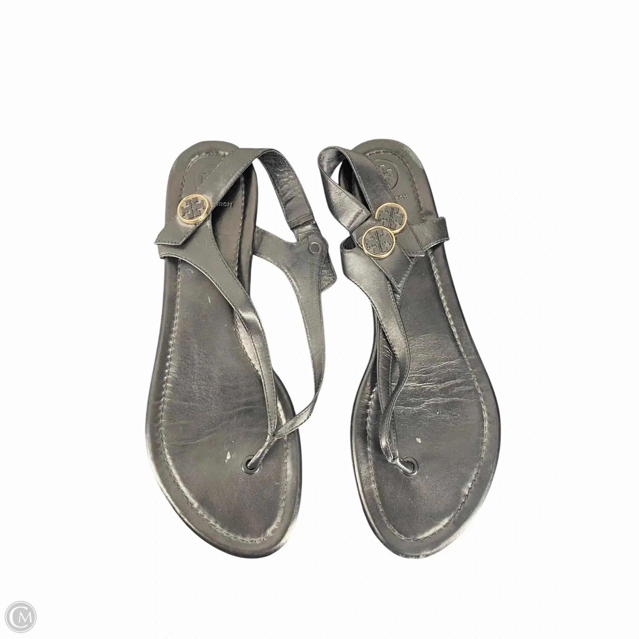 Sandals Designer By Tory Burch In Black, Size: 11 Brave Walk Anatomical Contour Design