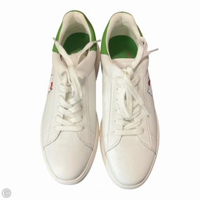 Quality Moon Tone Shoes Designer By Kate Spade In Green & White, Size: 10