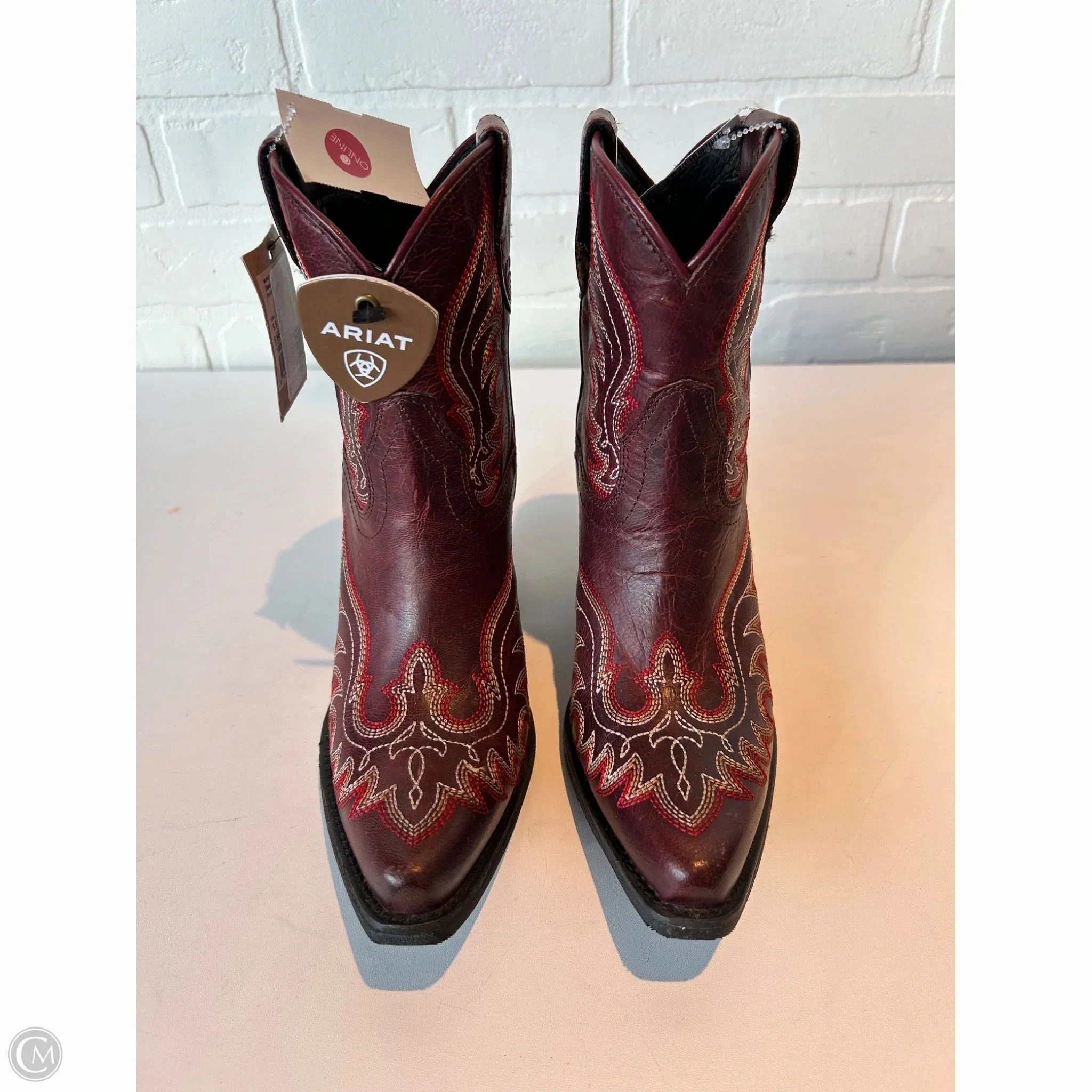 Beach Walk Cushioned Step Functional Minimalist Boots Western By Ariat In Red, Size: 5.5