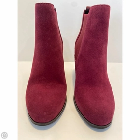 Boots Designer By Michael Kors In Purple, Size: 8.5 Low Impact Design