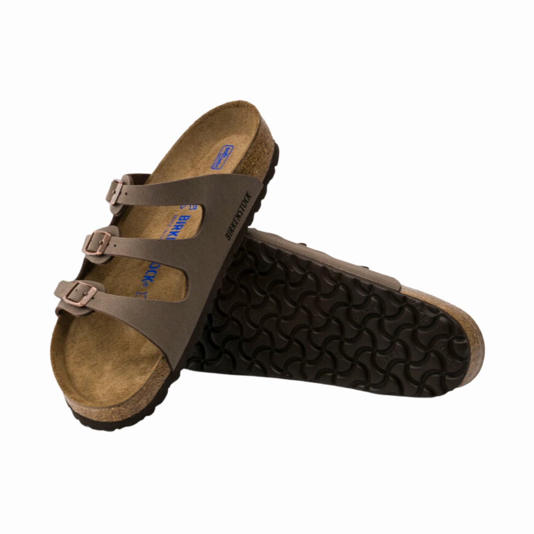 Closed Toe Women's Florida Soft Footbed (Birkibuc) - Mocha