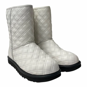 Boots Designer By Ugg In White, Size:8 Arch Fit