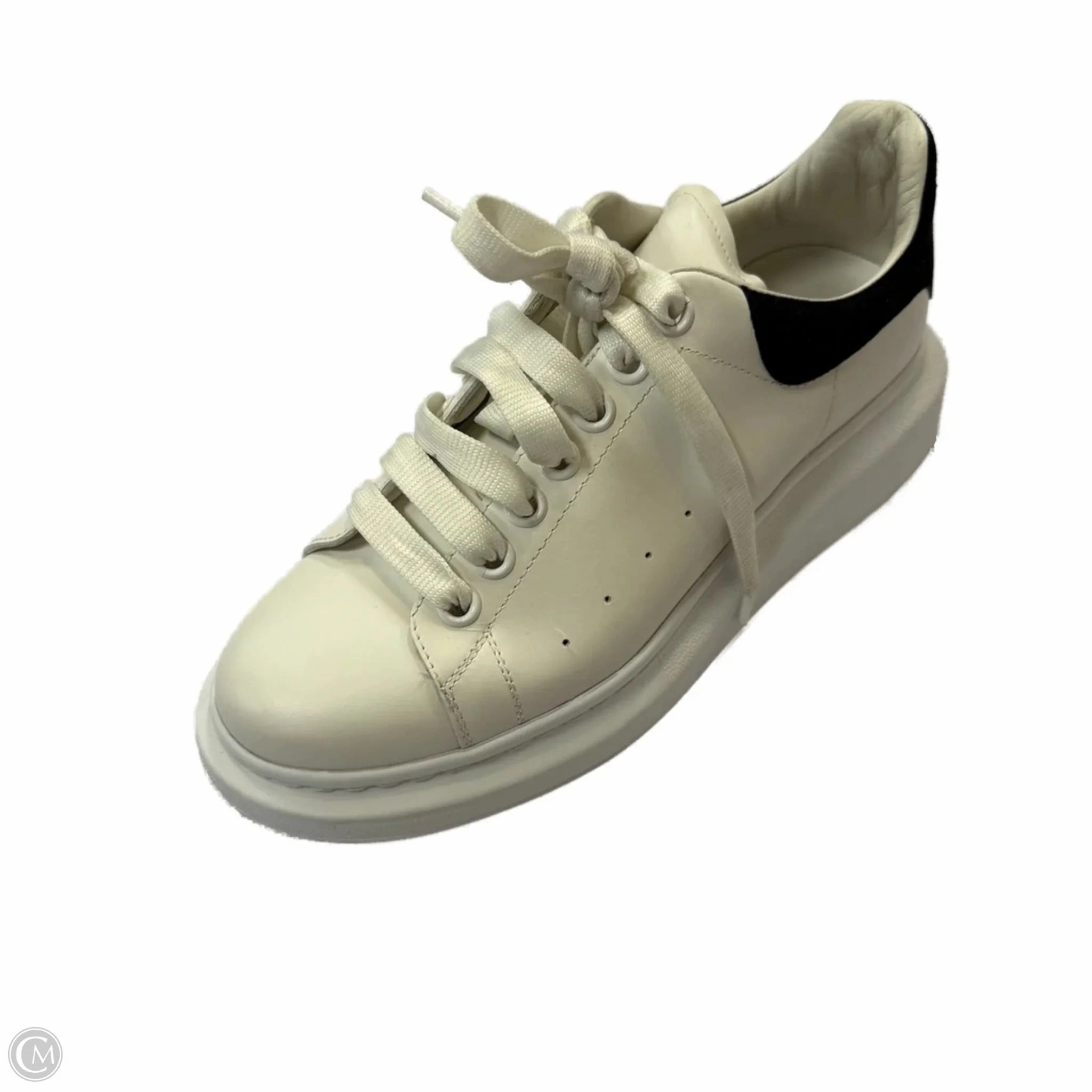 Ventilation Ports Shoes Luxury Designer By Alexander Mcqueen In White, Size: 9