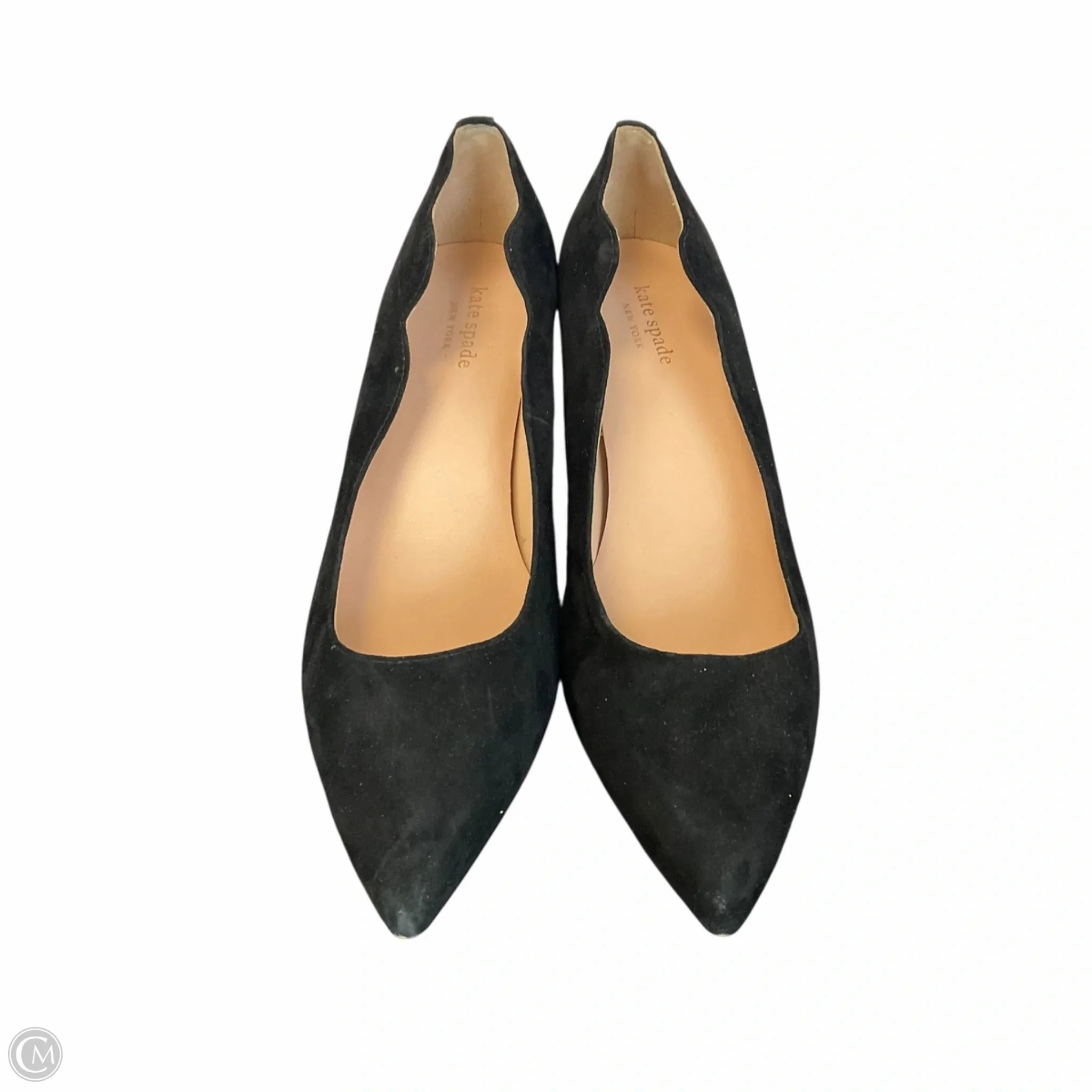 heel cup Shoes Designer By Kate Spade In Black, Size: 8.5