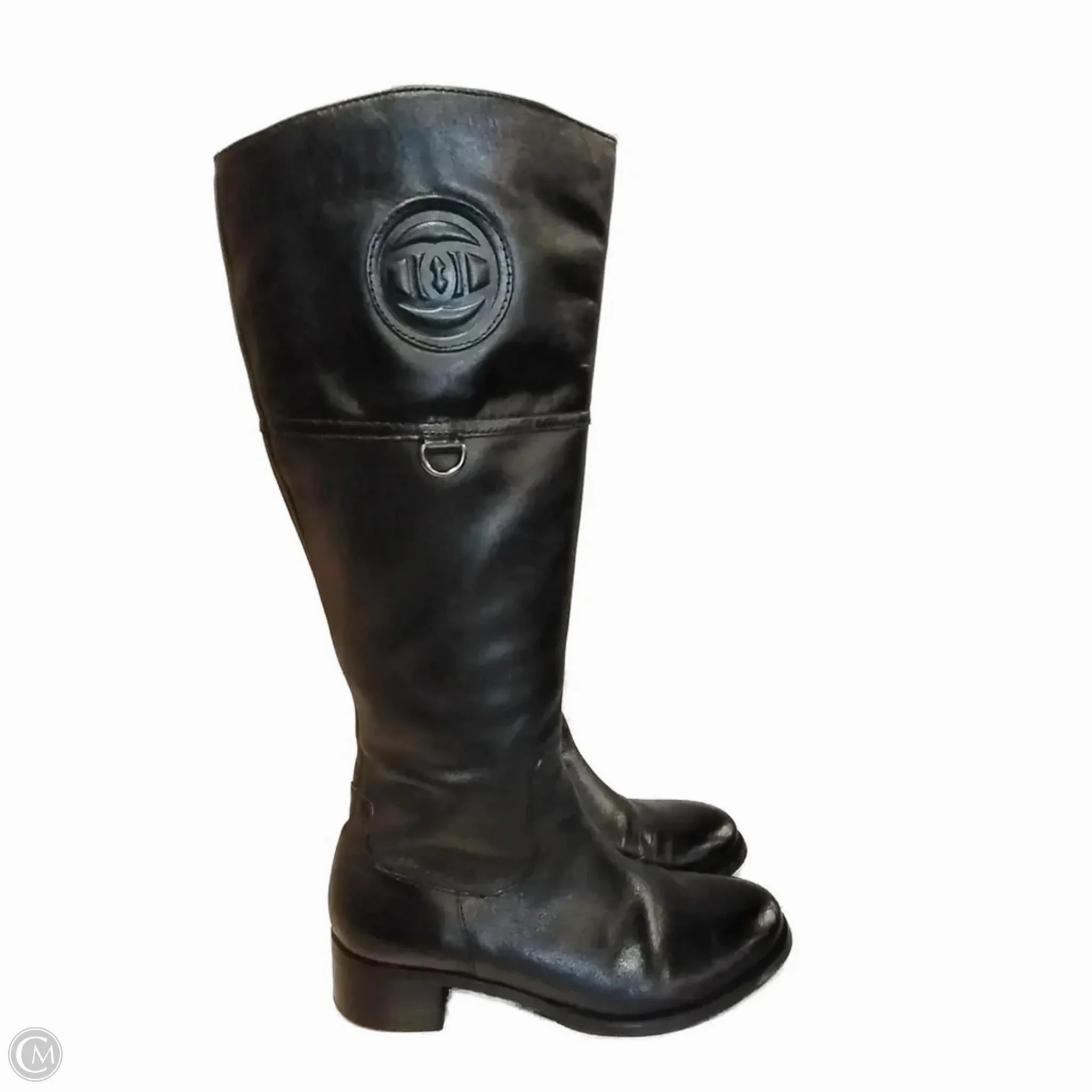 Rugged Built Adventure Seeker Boots Knee Flats By Etienne Aigner In Black, Size: 6.5