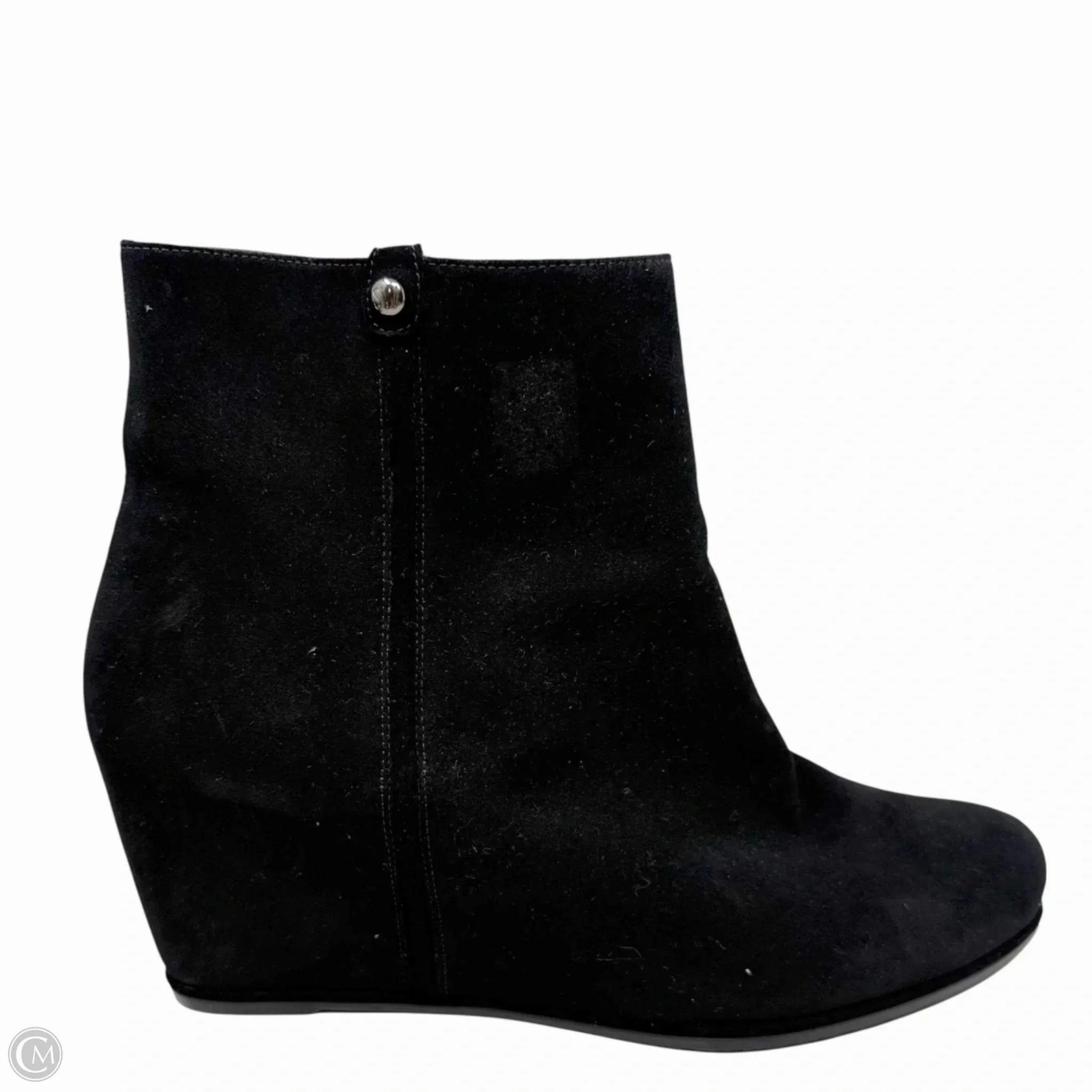 Core Support Seamless Fit Running Errands Sidetrack Wedge Boots Designer By Stuart Weitzman In Black, Size: 11.5
