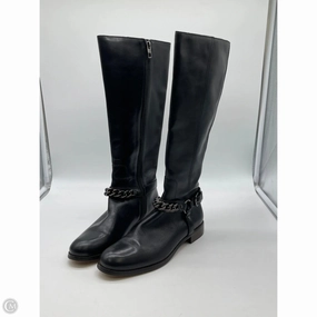 Boots Designer By Coach In Black, Size: 7 Comfortable All Day Beach Walk