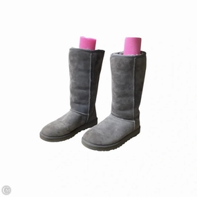 Boots Designer By Ugg In Grey, Size: 8 Toe box