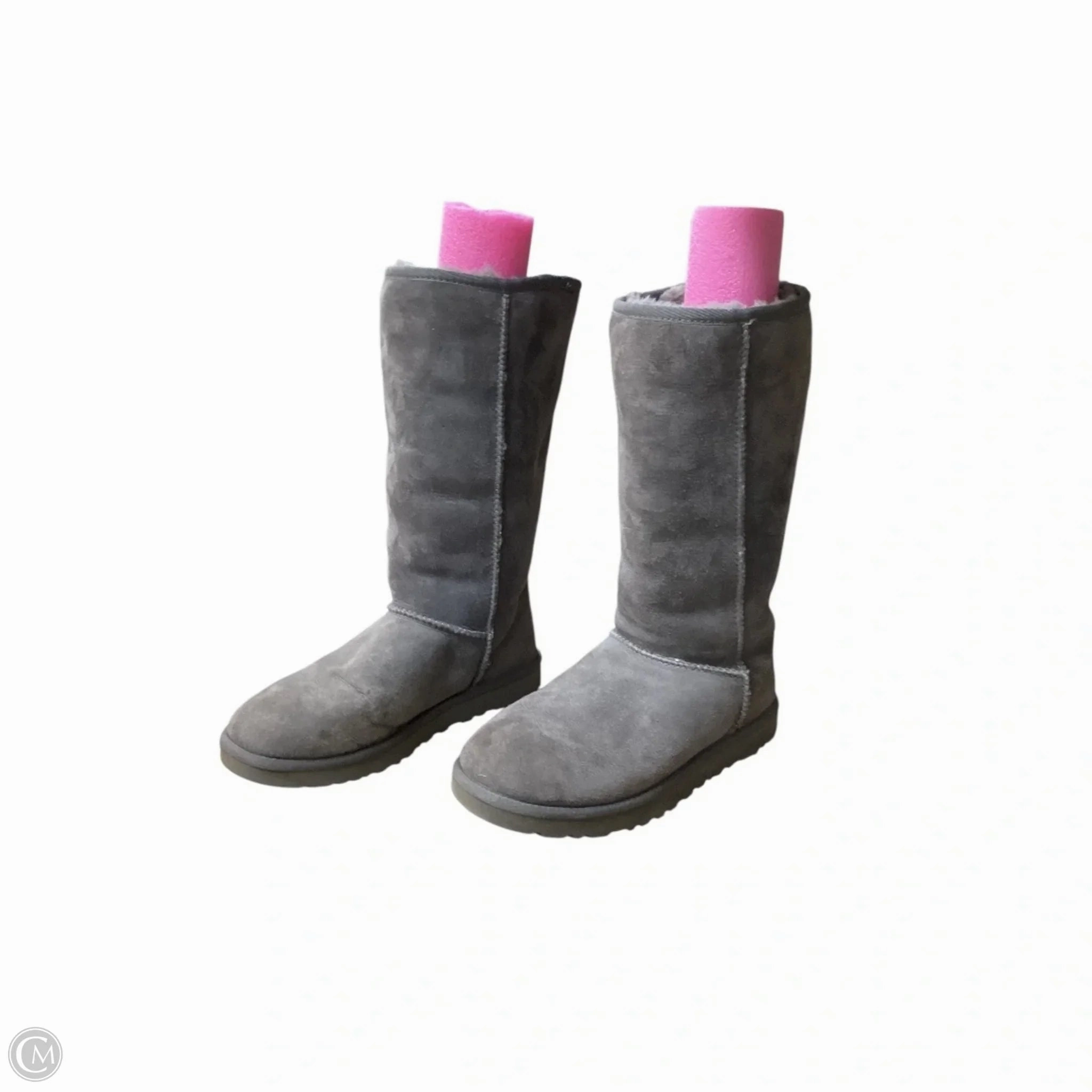 Boots Designer By Ugg In Grey, Size: 8 Toe box