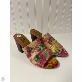 Breathable Inner Sleeve Smart Look Sandals Designer By Patricia Nash In Brown, Size: 7.5