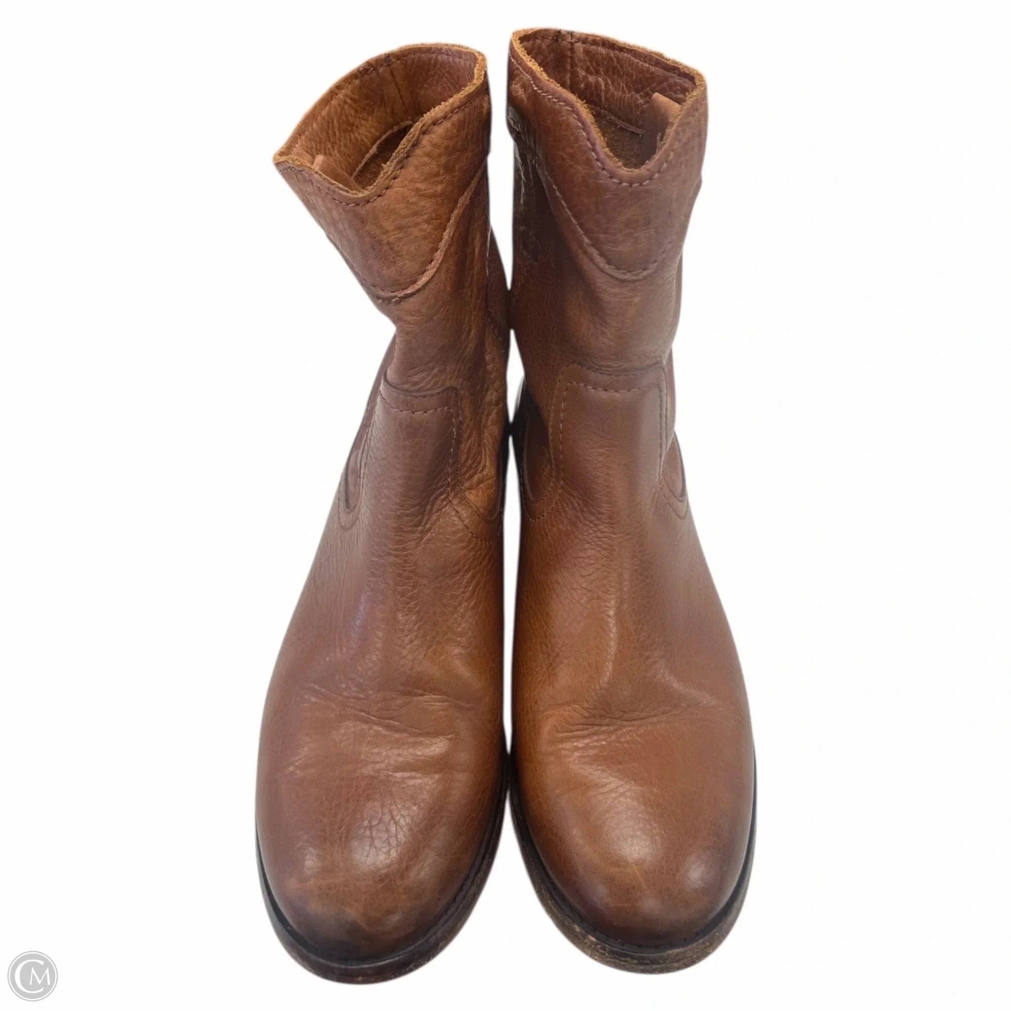 Boots Designer By Frye In Brown, Size: 7.5 Rapid pace Closet Core