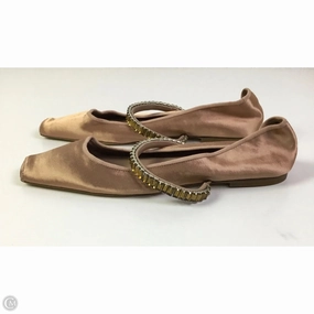 Dance Floor Shoes Designer By Tory Burch In Rose Gold, Size: 8.5