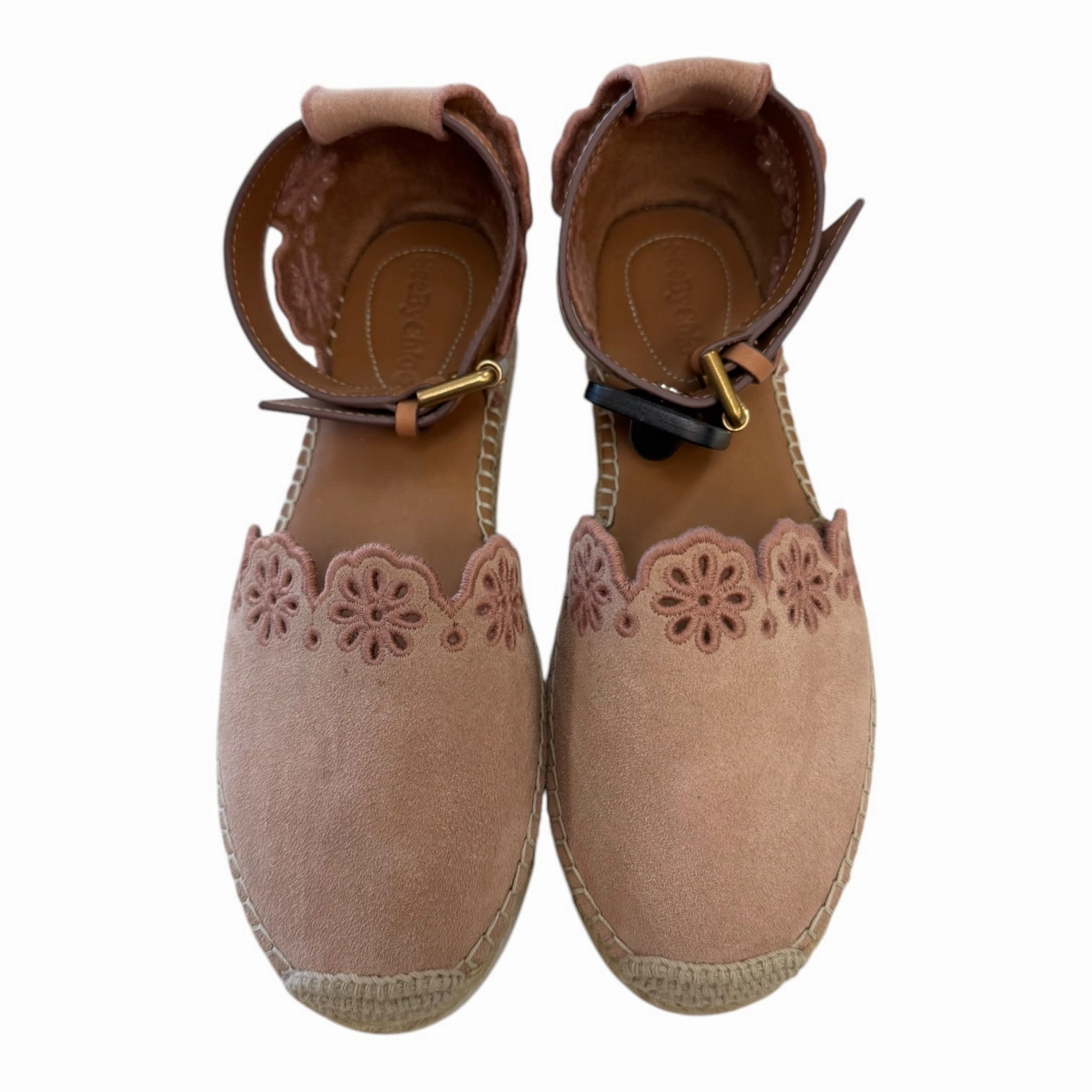 Breathable mesh Harbor Mood Shoes Designer By See By Chloe In Pink, Size:6.5