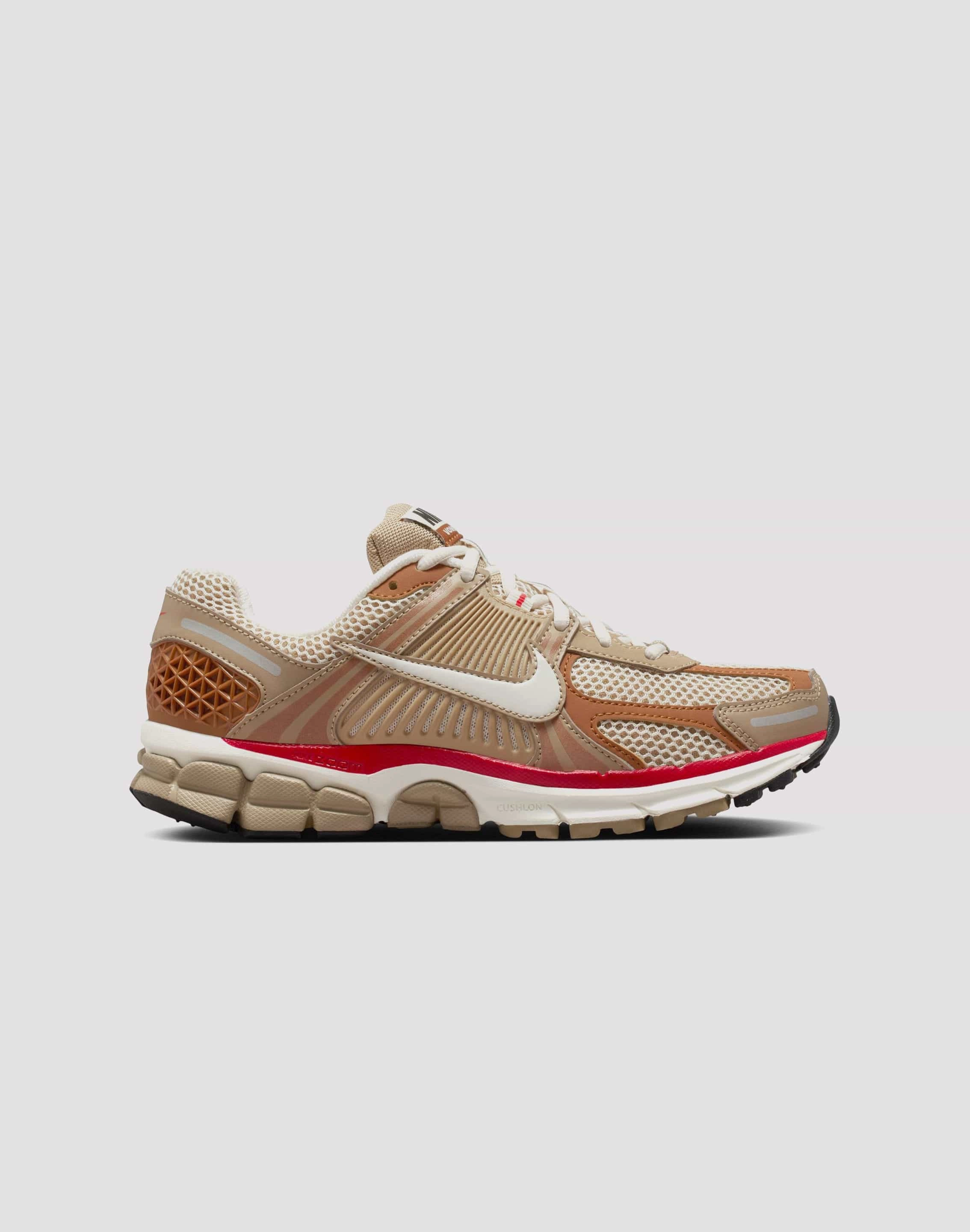 Nike Zoom Vomero 5 "Khaki/Phantom/Fire Red/Sail" supportive shoes