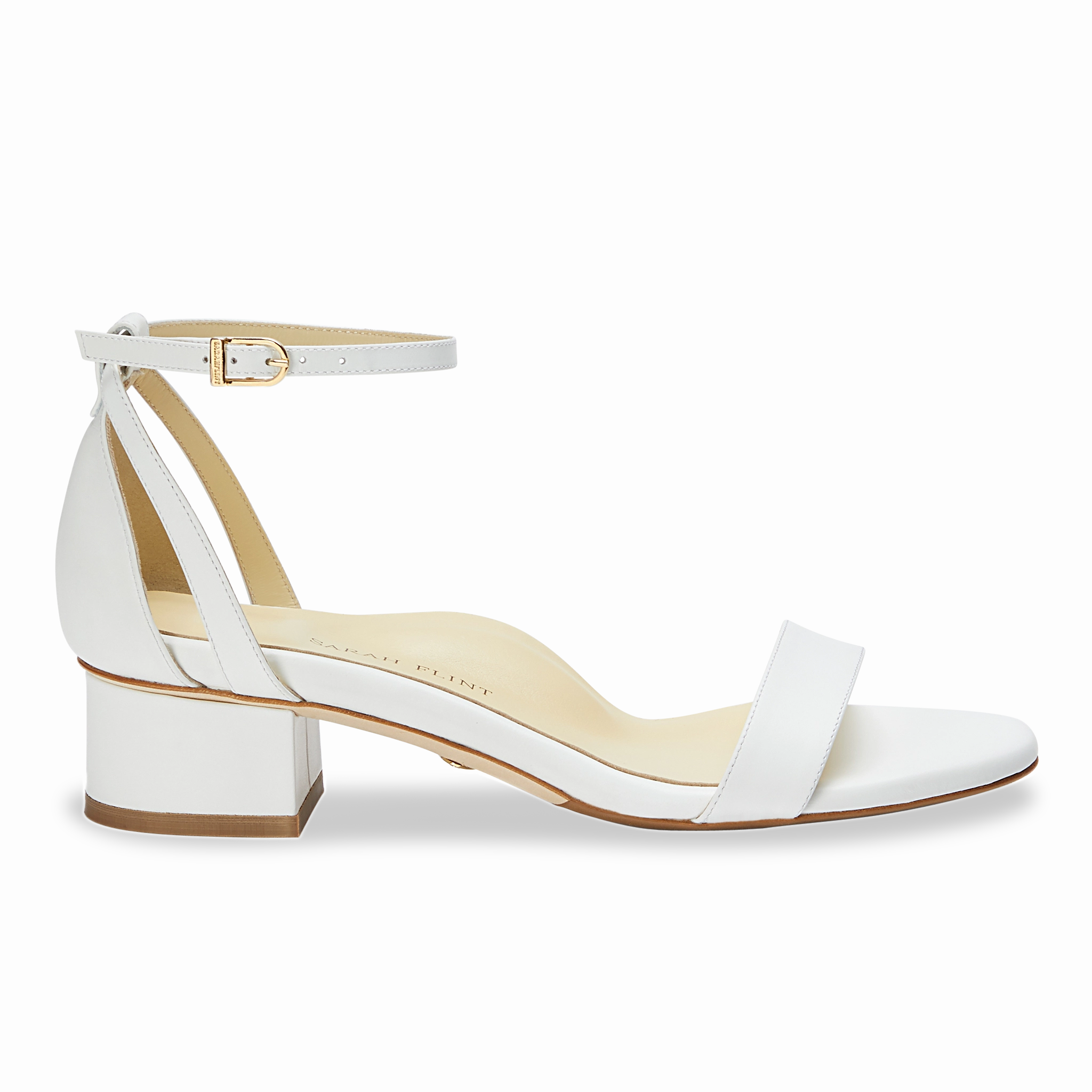 Flexible Groove Design Metal Ring Perfect Block Sandal 30