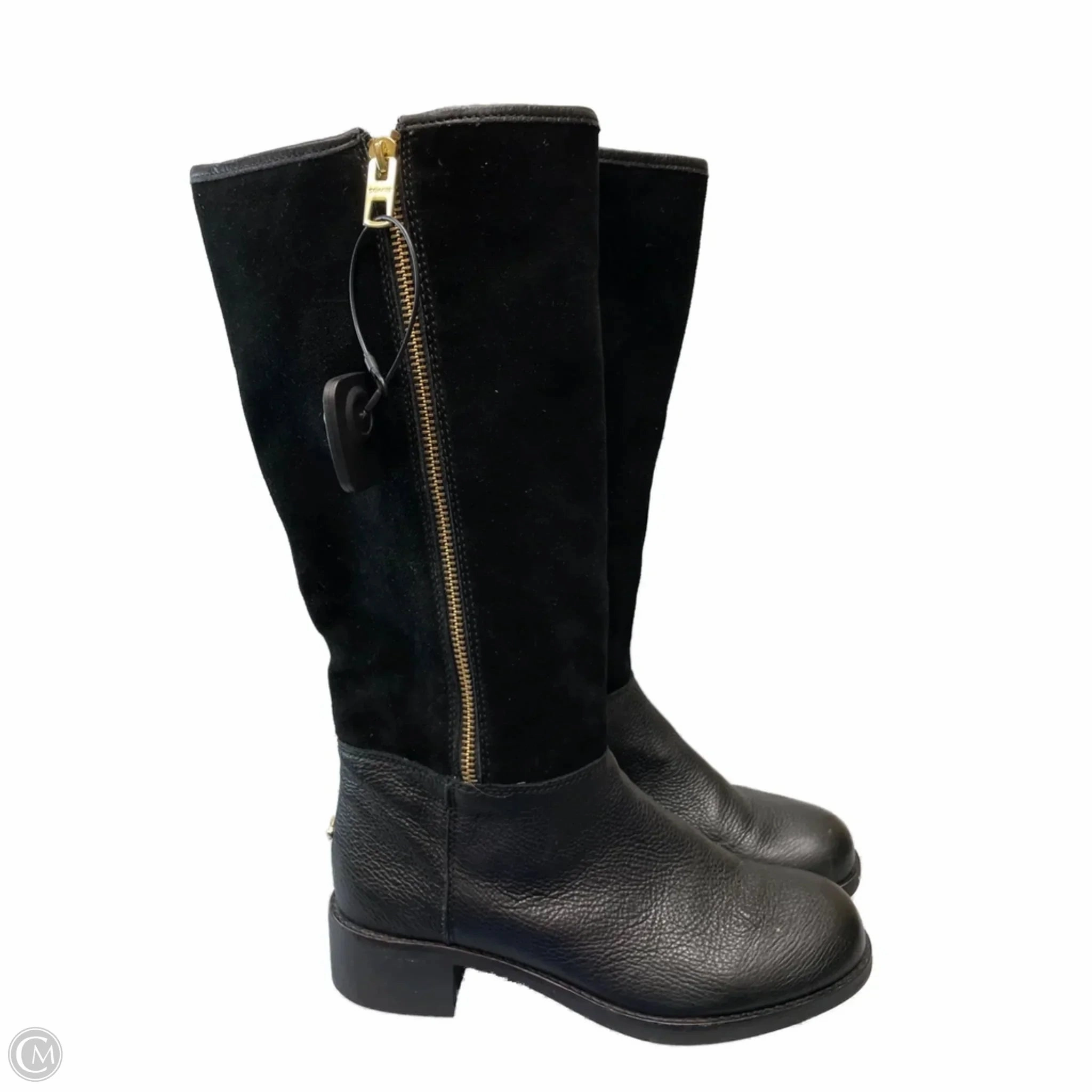 Planet Mood Boots Designer By Coach In Black, Size: 9