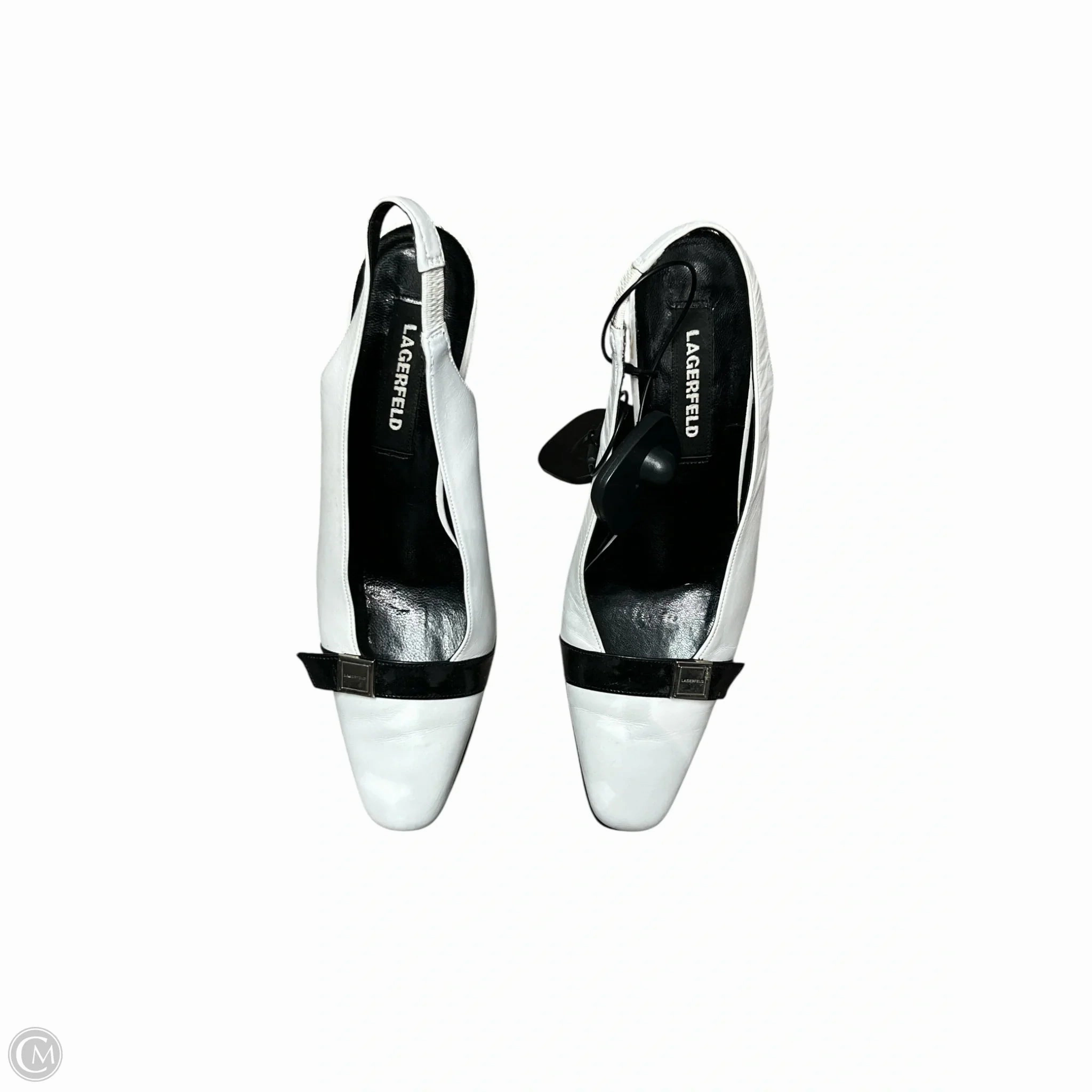 Shoes Designer By Karl Lagerfeld In Black & White, Size: 6.5 Moisture Wicking Fabric