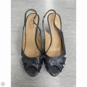 Water Resistant Construction Shoes Designer By Kate Spade In Silver, Size: 9.5