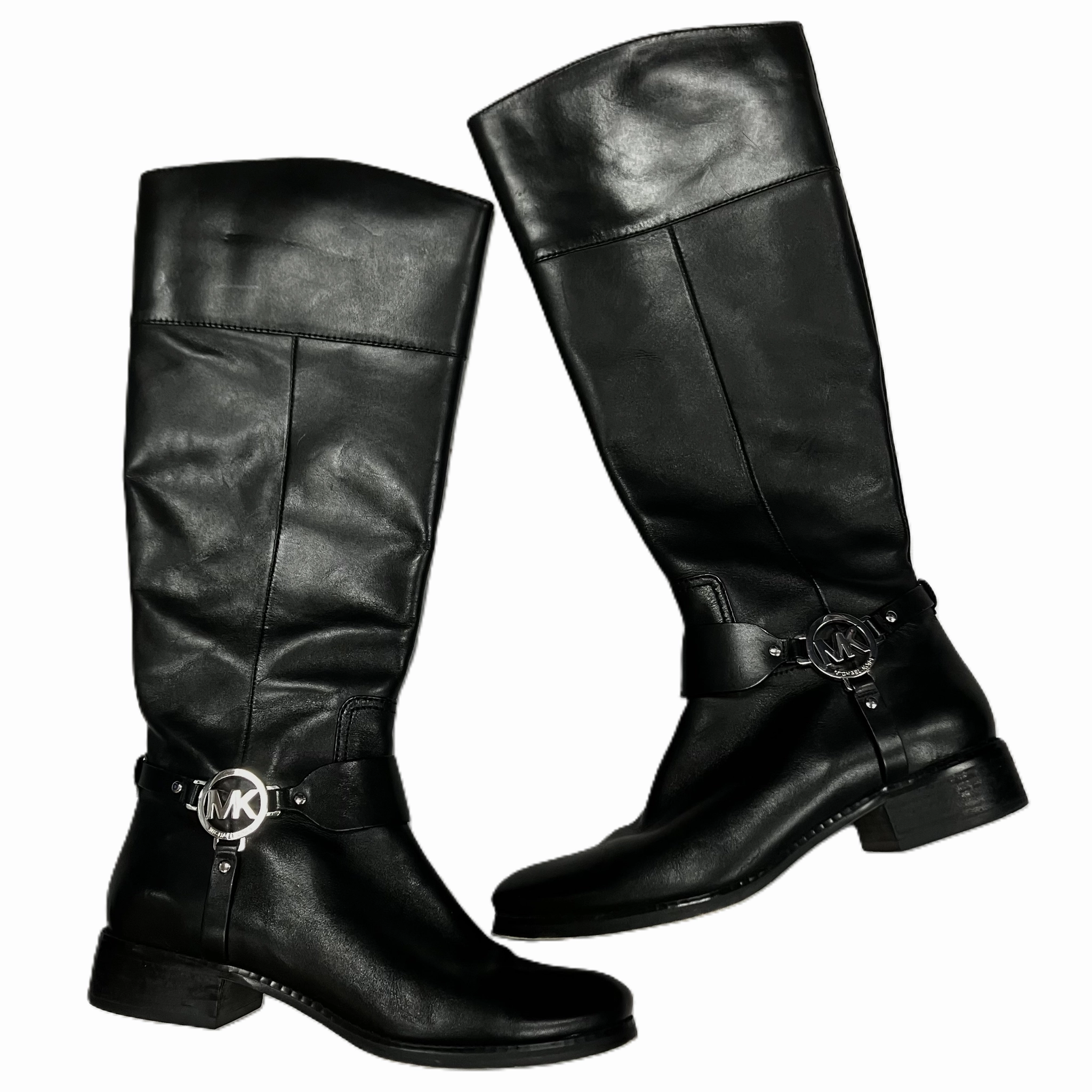 Boots Designer By Michael Kors In Black, Size: 9.5 Rolling Motion Support Wardrobe Base