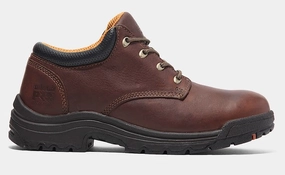 Breathable Textile Lining OXFORD SAFETY TOE BROWN