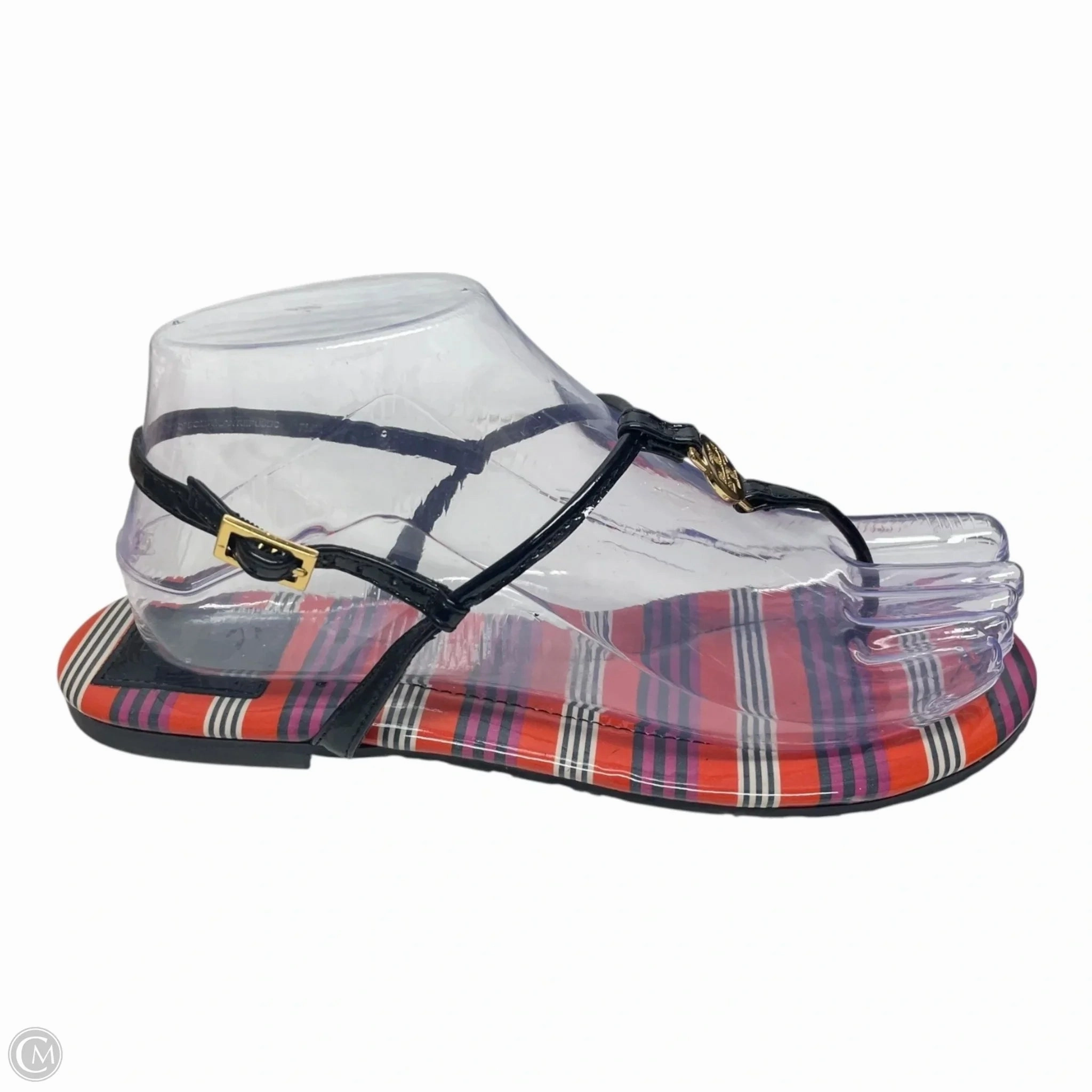 Sandals Designer By Tory Burch In Multi-colored, Size: 7 Surf Step