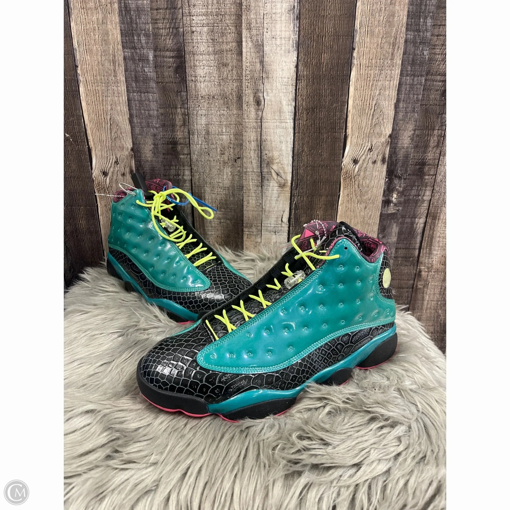 Cotton Touch Street Cool Shoes Luxury Designer By Jordan In Animal Print size 13.5 (men??s 12)