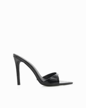QUINBY - BLACK PATENT Fashion Sandals Icon Piece