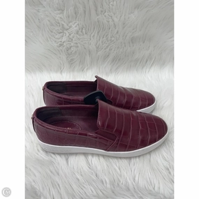 Daily Chill Shoes Designer By Michael Kors In Maroon, Size: 9