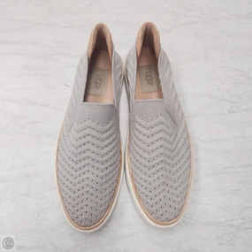Cushioned Midsole Swift Glide Shoes Designer By Ugg In Grey, Size: 8