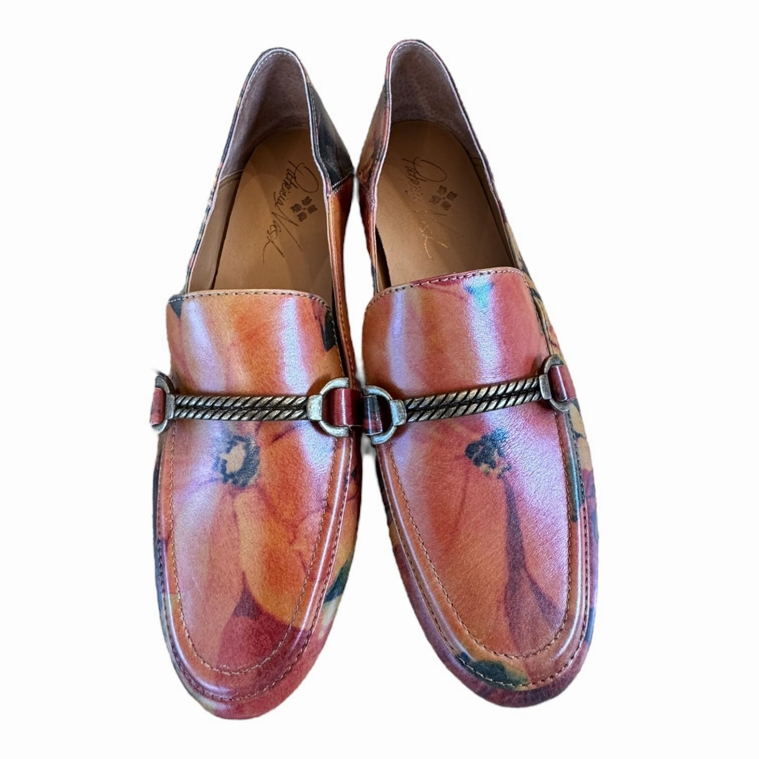 Low Profile Shoes Designer By Patricia Nash In Floral Print, Size:7