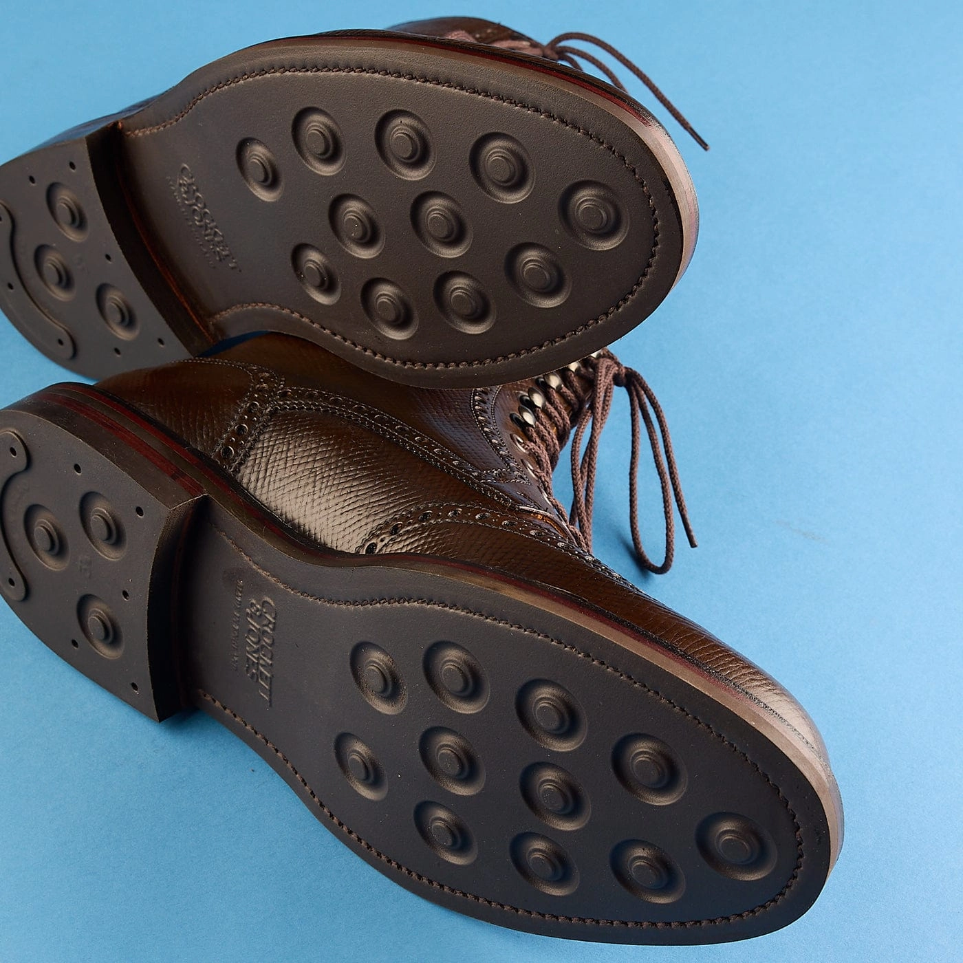 Islay Dark Brown Hatch Grain Cordovan Storm Wear Timeless Design