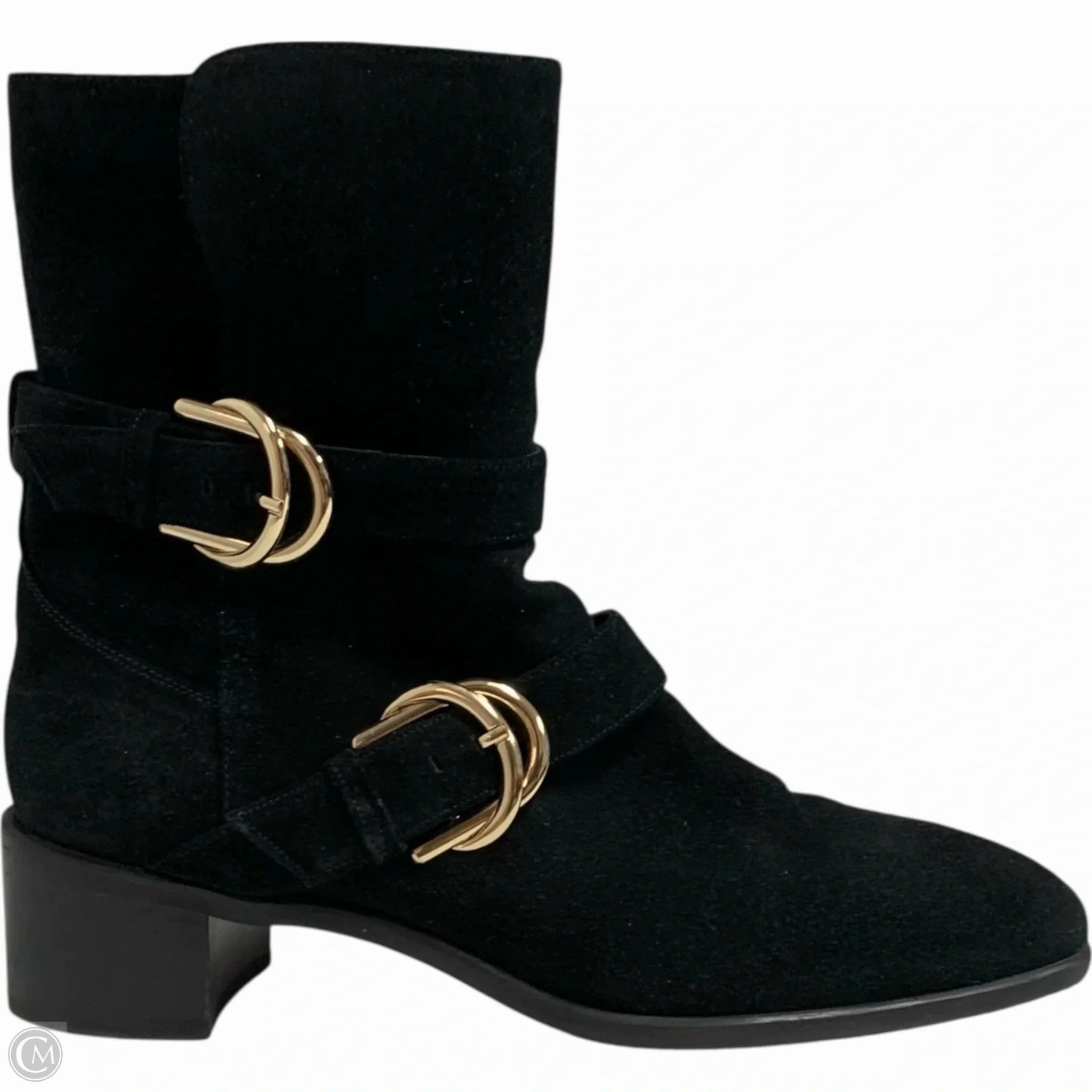 Dynamic Edge Look Ready Boots Designer By Stuart Weitzman In Black, Size: 9