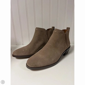 Boots Designer By Coach In Taupe, Size: 8 Cushioned Footbed Eva Midsole
