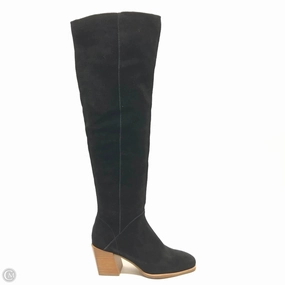 Boots Knee Heels By Treasure And Bond In Black, Size: 6 Rugged Comfort