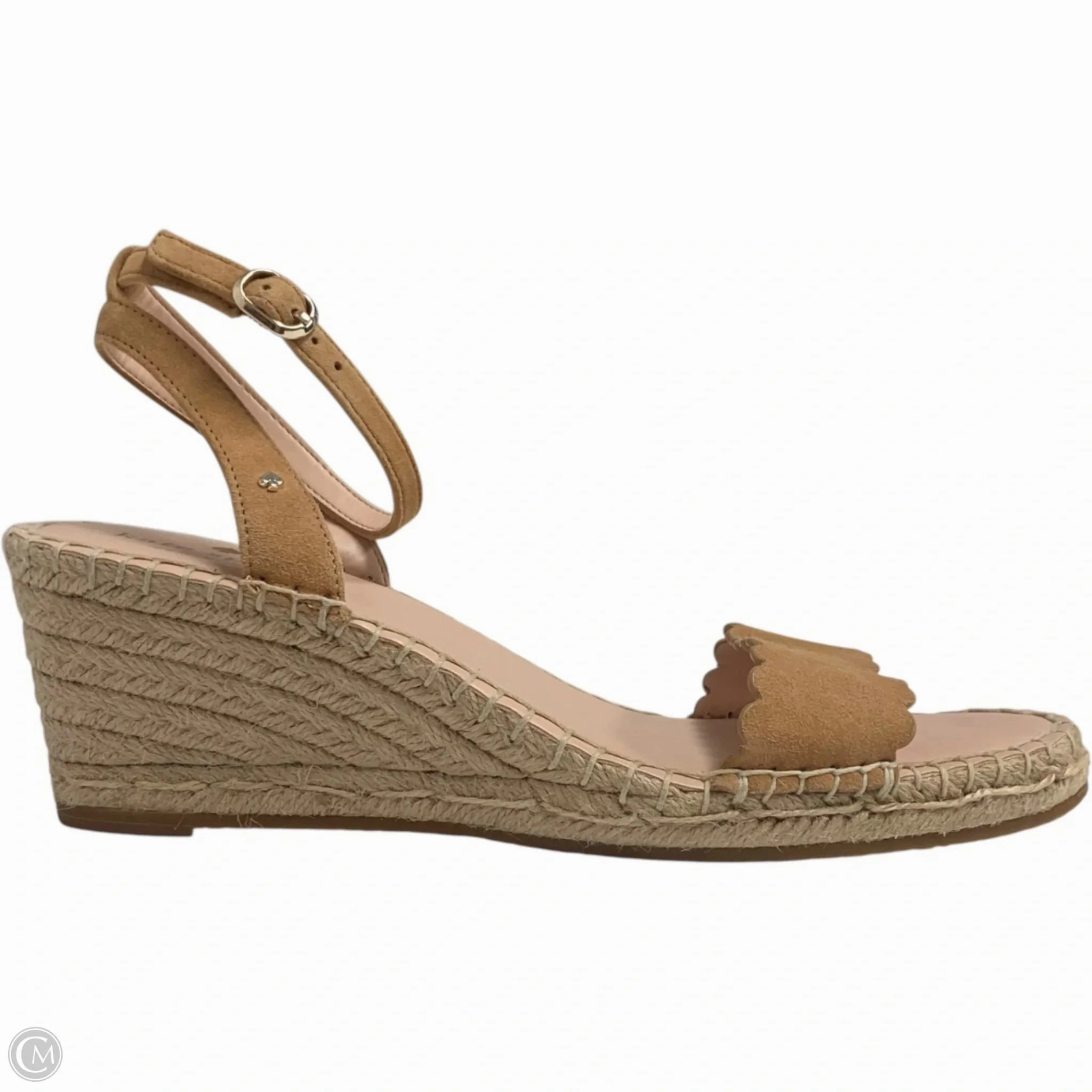 Sandals Designer By Kate Spade In Black & Tan, Size: 7.5 slow walk