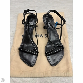 Muscle Aid Sand Move Sandals Luxury Designer By Louis Vuitton In Black, Size: 9