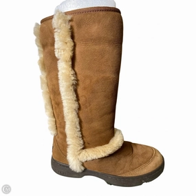 Calm Tone Boots Designer By Ugg In Brown, Size: 8