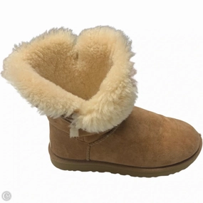 Short Trip Boho Free Boots Designer By Ugg In Brown, Size: 8