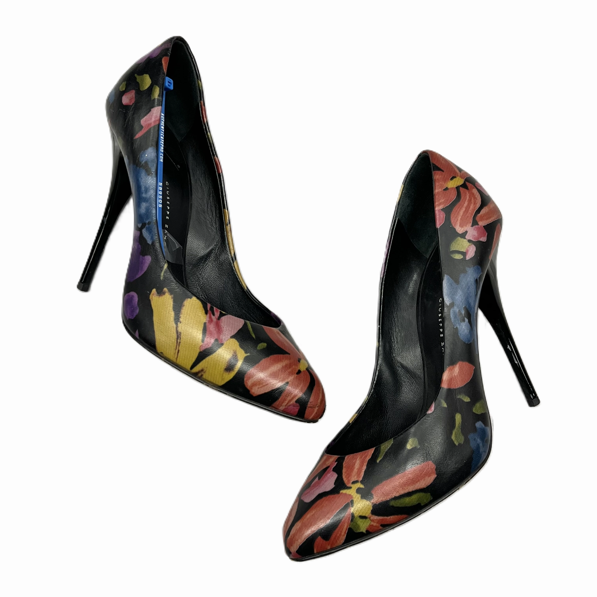 Shoes Designer By Giuseppe Zanotti In Floral Print, Size: 8.5 Arch Fit Durable Fabric