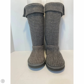 Boots Designer By Ugg In Grey, Size: 9 Seamless Inner Sleeve Thermoplastic Frame