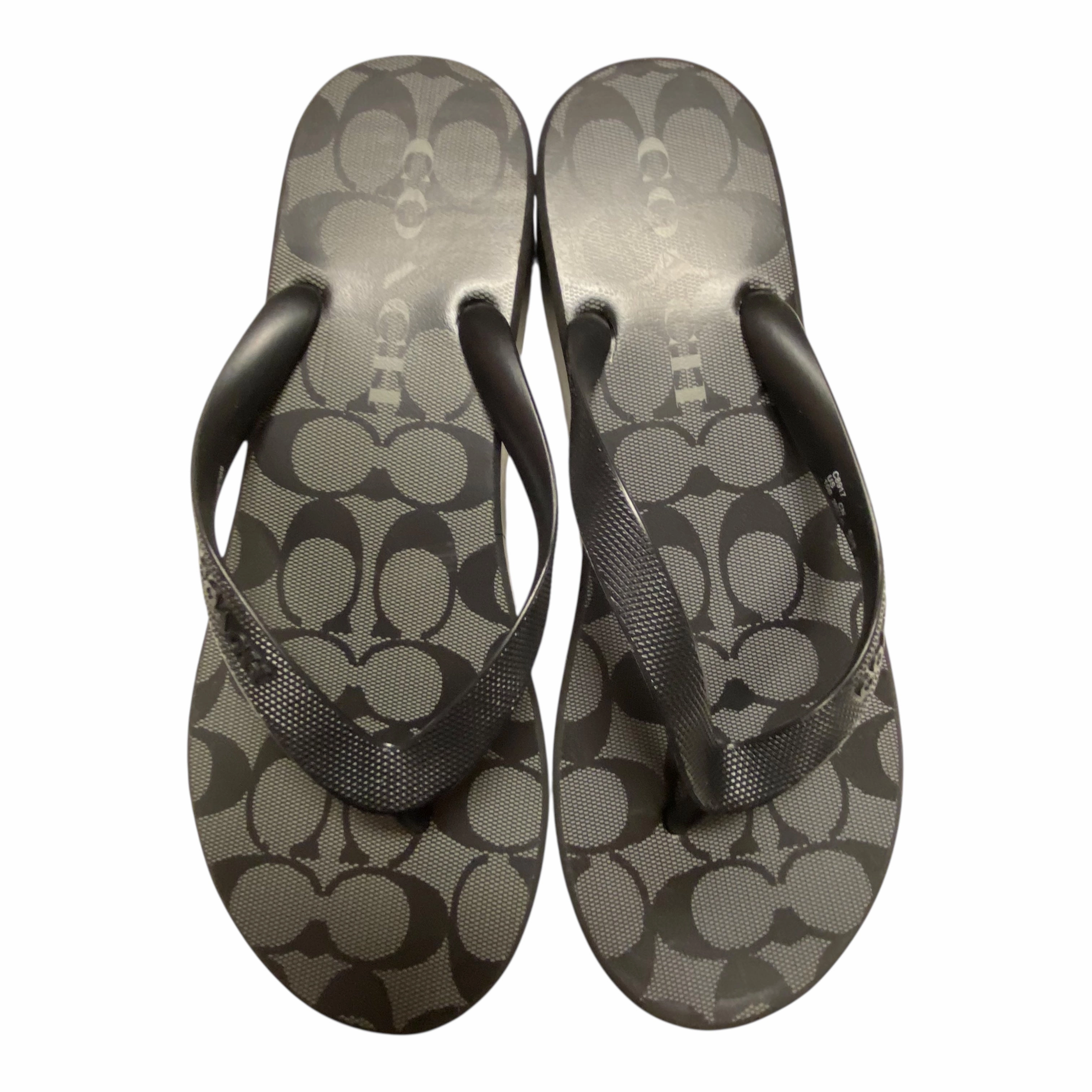 Grace Walk Sandals Designer By Coach In Black, Size:10