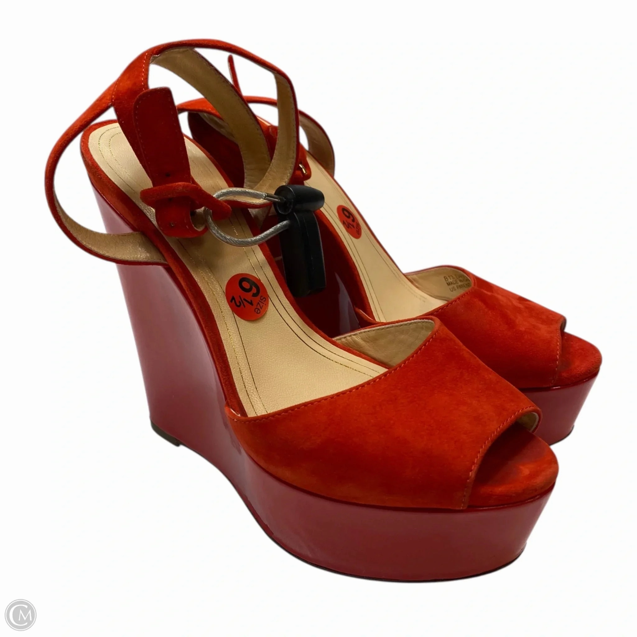 Classic Chic Non Toxic Materials Sandals Designer By Cole-haan In Red, Size: 6.5